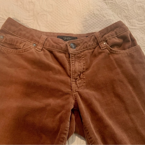 Chestnut colored corduroy pants by Jessica Simpson - Picture 6 of 11